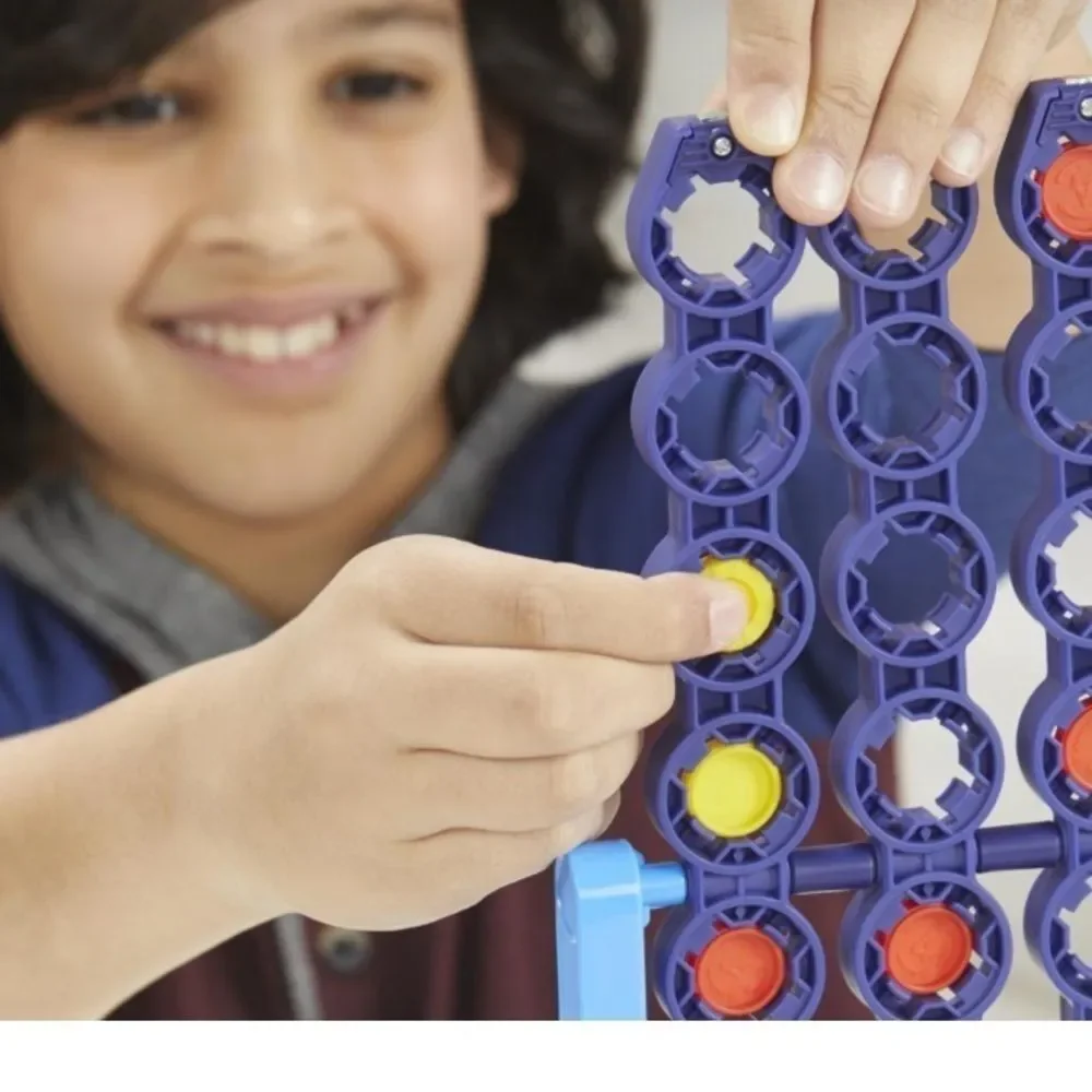 Hasbro Connect 4 Spin Game, Features Spinning Connect 4 Grid, Game for 2 Player